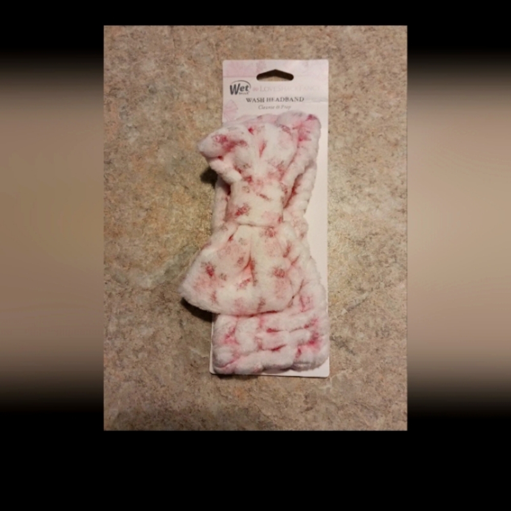 Loveshackfancy Rosa Beaux Pink and White Wash Headband